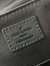 MESSENGER VOYAGER PM 33 IN GUN METAL MONOGRAM ECLIPSE CANVAS