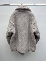 MAXMARA 25S CROPPED TEDDY JACKET STYLE 246