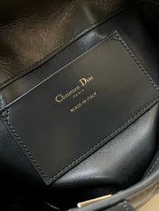 MINI TOUJOURS BUCKET BAG 18 IN BLACK CANNAGE CALFSKIN