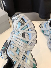 3XL EXTREME LACE SNEAKER GRAY AND LIGHT BLUE