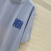 Loewe Short Sleeved T-shirt Blue Cotton