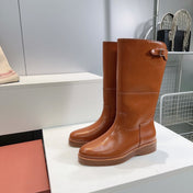 LP 25S LUPO BOOT IN BURNT ORANGE CALFSKIN