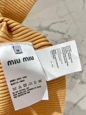 MIUMIU SHORT-SLEEVE KNIT TOP STYLE 263