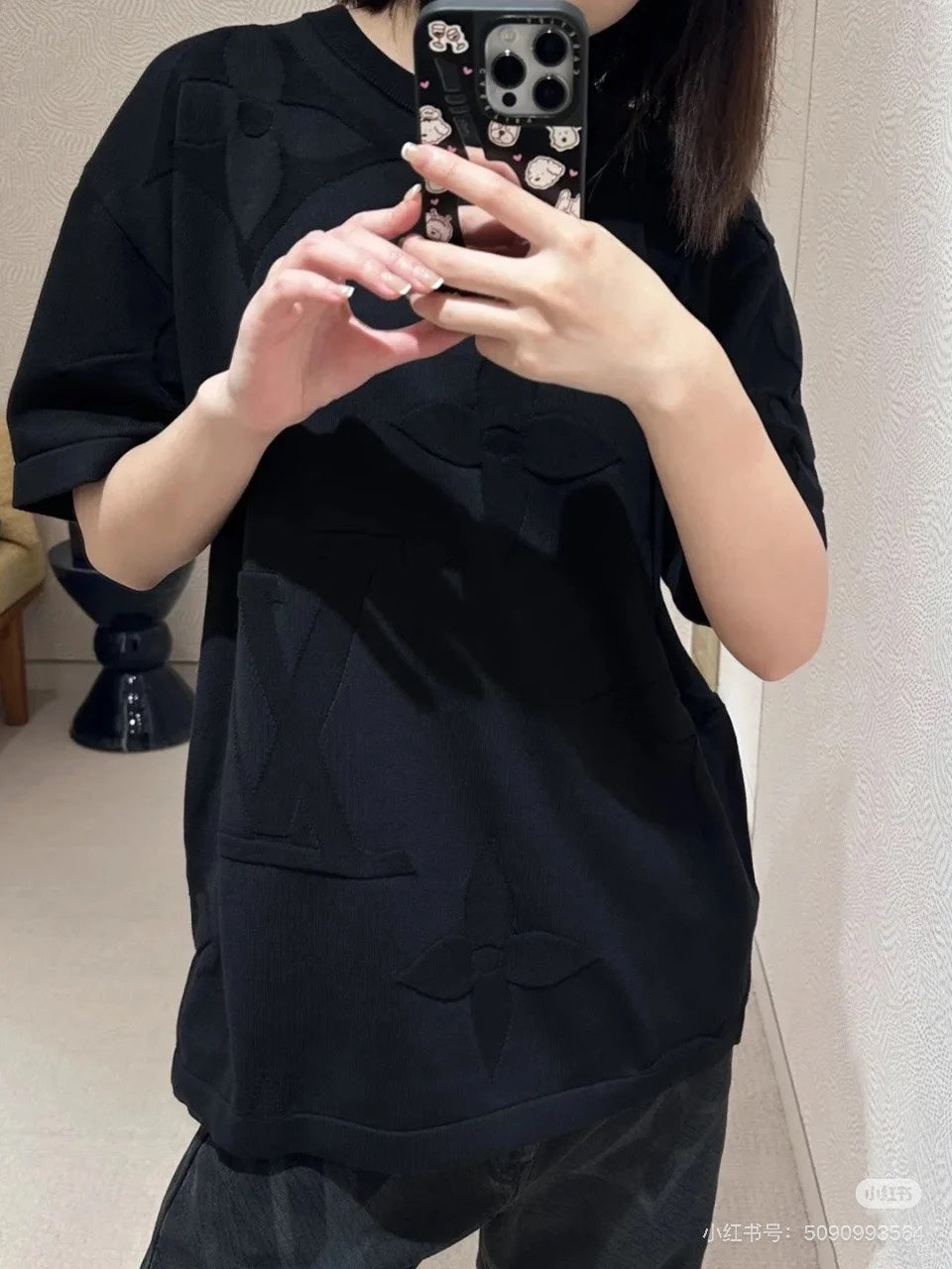 LV 25S SHORT-SLEEVED SWEATER 0053