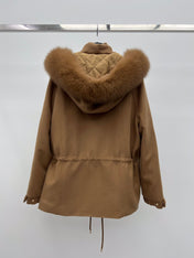 LP 26S FUR-COLLAR KNIT JACKET 474