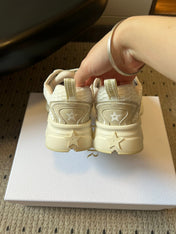DIOR 26S VIBE SNEAKER 55MM IN BEIGE DIOR OBLIQUE LUSENTI EMBROIDERED COTTON AND SUEDE