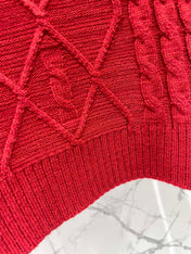 CHANEL 26S LONG-SLEEVE CREWNECK SWEATER 666