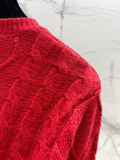 CHANEL 26S LONG-SLEEVE CREWNECK SWEATER 666
