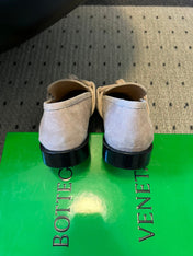BOTTEGA VENETA 26S LOAFERS IN LIGHT BEIGE SUEDE
