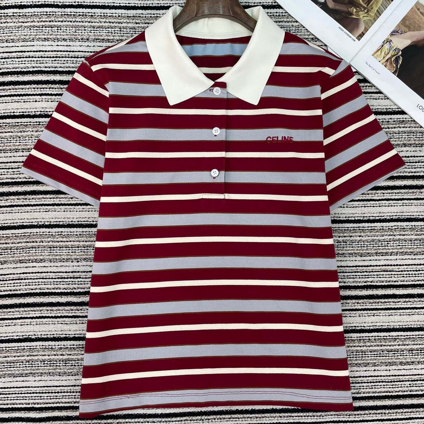 CELINE 26S SHORT SLEEVE POLO SHIRT 155