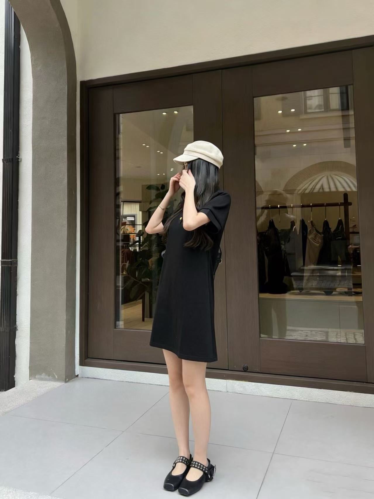 PRADA 26S SHORT-SLEEVE POLO DRESS STYLE 828