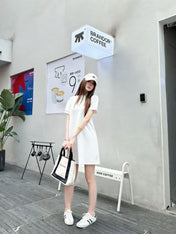 PRADA 26S SHORT-SLEEVE POLO DRESS STYLE 829
