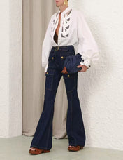 ZIMMERMANN 26S FLARED JEANS 311334
