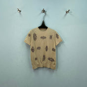 HERMES 26S SHORT-SLEEVE KNIT TOP 724