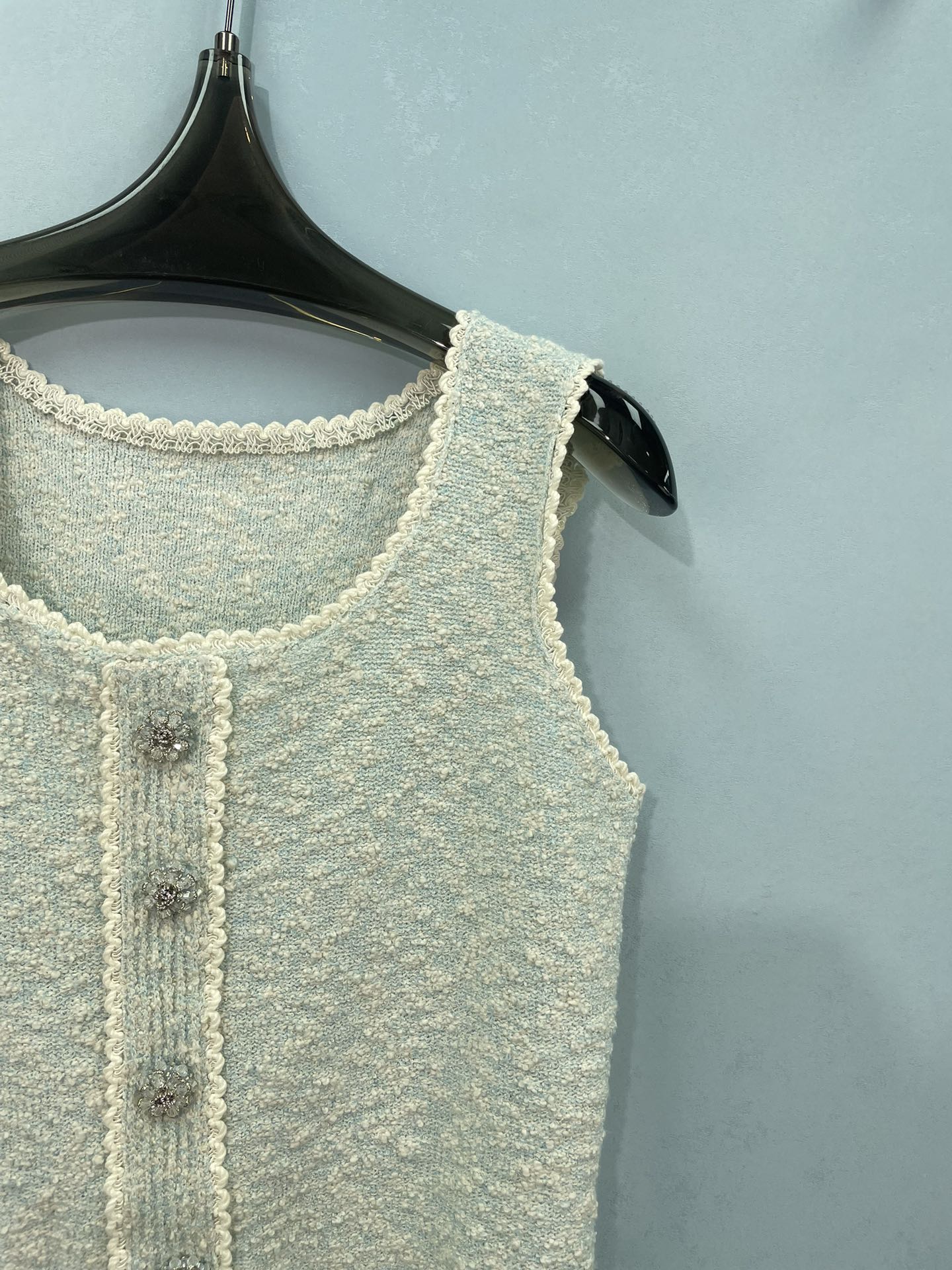 CHANEL 26S SLEEVELESS KNIT TOP 1472
