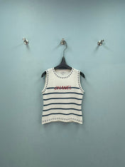 CHANEL 26S SLEEVELESS KNIT TOP 1404