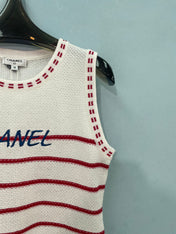 CHANEL 26S SLEEVELESS KNIT TOP 1403
