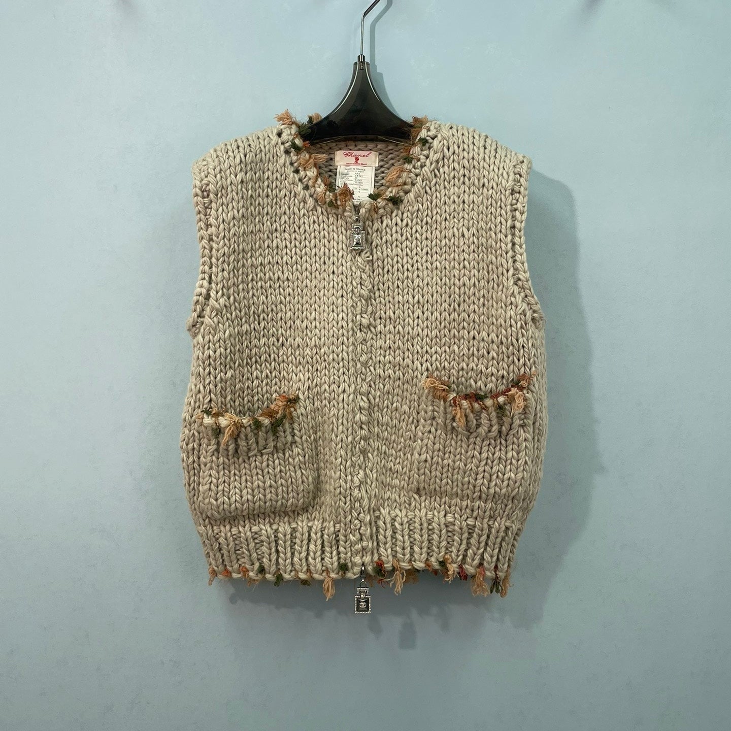 CHANEL 26S KNIT ZIP-UP VEST 1763