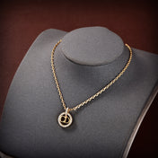 CD GOLD DIAMOND NECKLACE