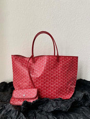 SAINT LOUIS GM 40CM RED CANVAS