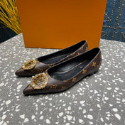LV MET FLAT BALLERINA MONOGRAM