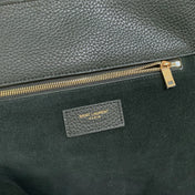 LE 5 À 7 BEA IN GRAINED LEATHER BLACK