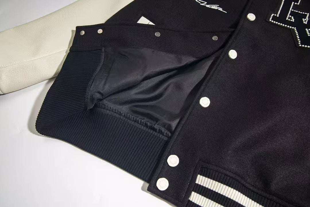 LV Signature Varsity Blouson Black White
