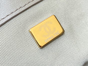 CC 25 HANDBAG IN GREY 30 SUEDE GOLD HARDWARE