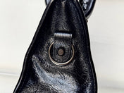 SMALL 30 LE CITY BAG IN BLACK LEATHER