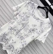 CD T-Shirt White Cotton Style 1