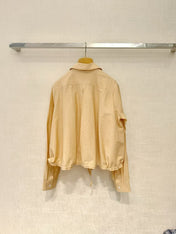LOEWE SET IN BEIGE COTTON WITH EMBROIDERED LOGO
