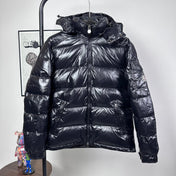 MONCLER BLACK PUFFER JACKET STYLE 2423