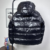 MONCLER BLACK PUFFER JACKET STYLE 2423