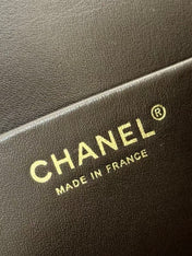 CHANEL 26 CLASSIC FLAP IN BROWN SUEDE 30726