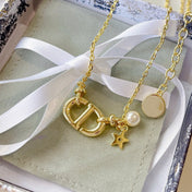 CD NAVY NECKLACE