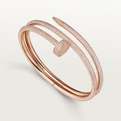 JUSTE BRACELET 3.5MM DOUBLE ROW FULL DIAMOND