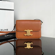 TRIOMPHE TEEN 22 CINNAMON BROWN COWHIDE