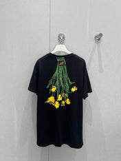 Loewe 25 Floral Round Neck Short-sleeved T-shirt Cotton