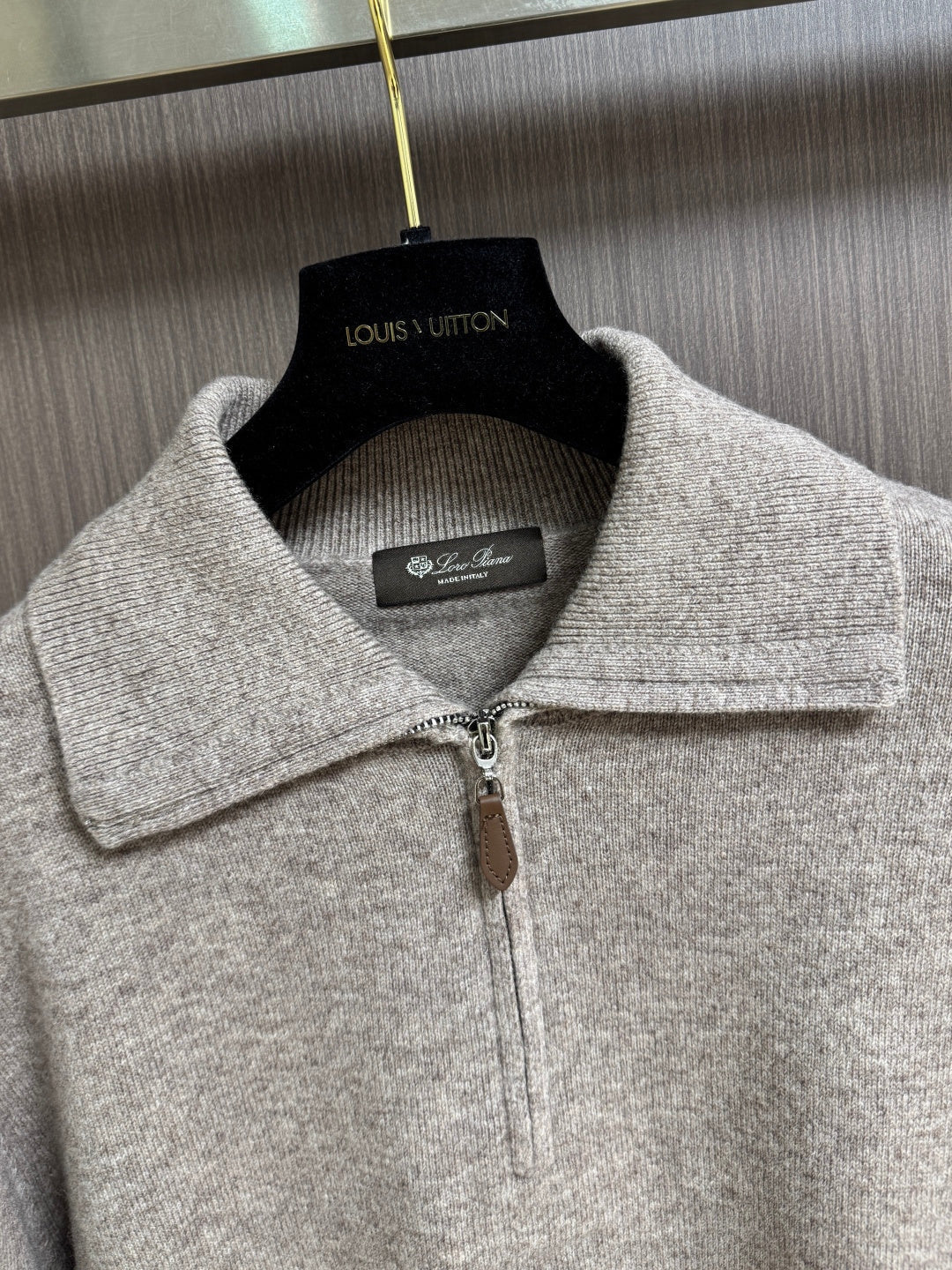 LP 26S ZIP NECK KNIT SWEATER 429