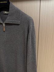 LP 26S ZIP NECK KNIT SWEATER 428