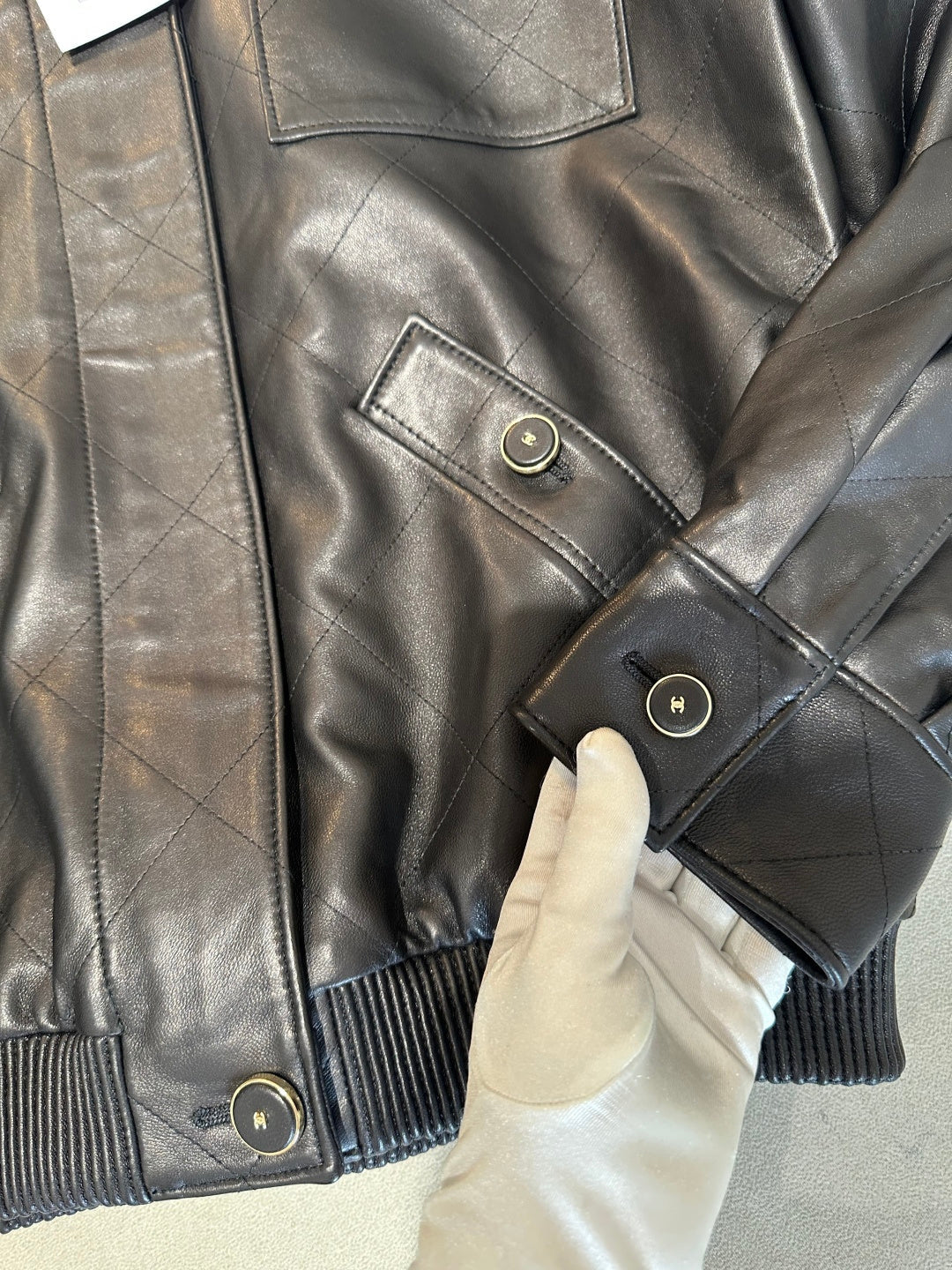 CHANEL 26S RETRO LEATHER JACKET 1287
