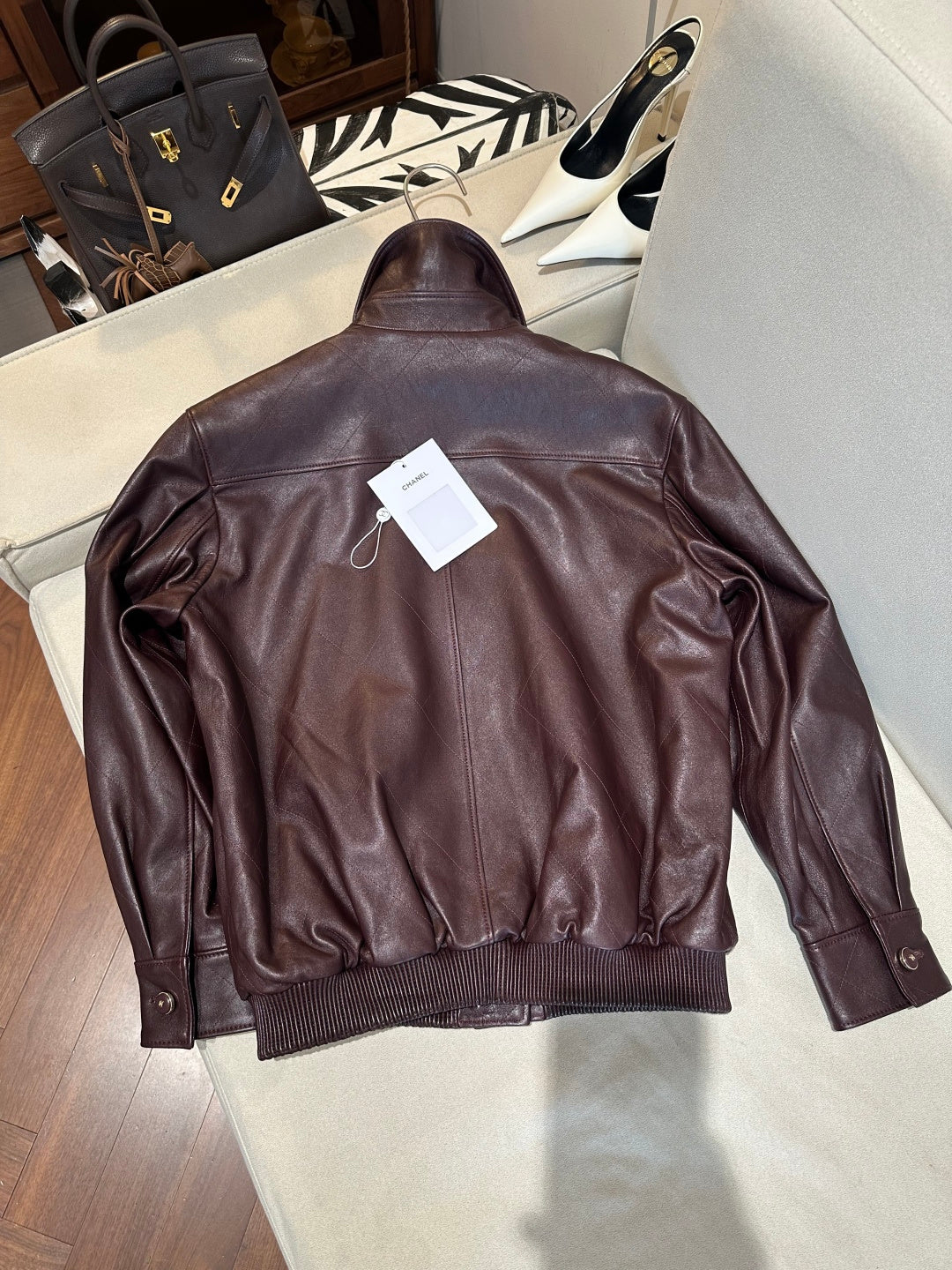 CHANEL 26S RETRO LEATHER JACKET 1286