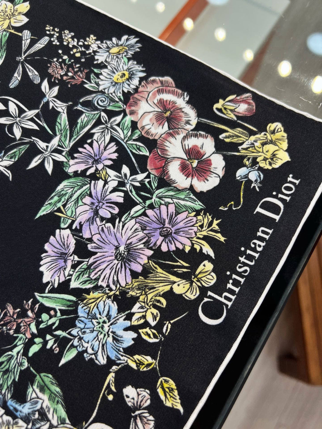 DIOR 26S SCARF 90CM IN SILK 293854