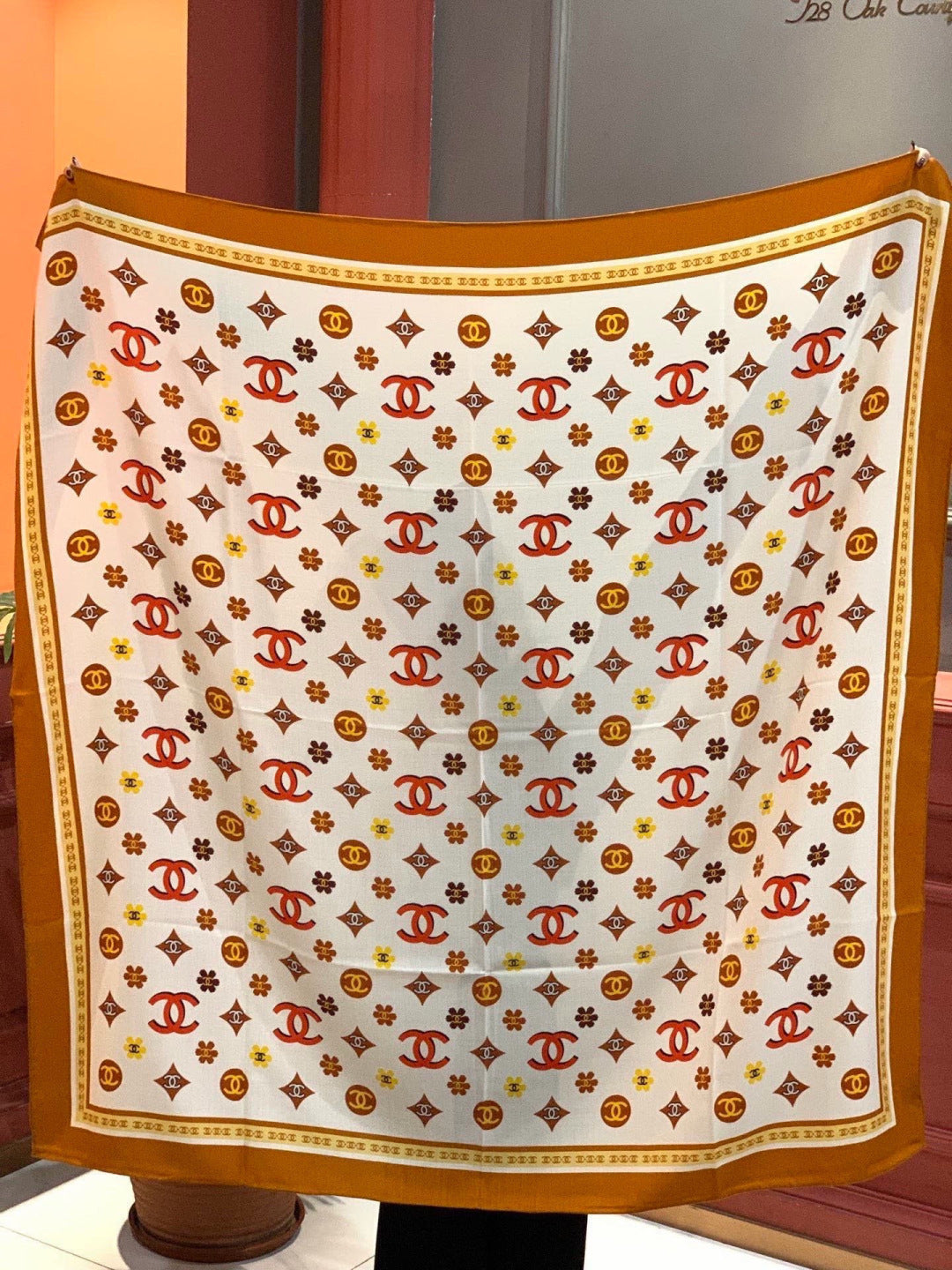 CHANEL 26S SCARF 140 IN CASHMERE AND SILK 306121