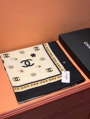 CHANEL 26S SCARF 140 IN CASHMERE AND SILK 306122