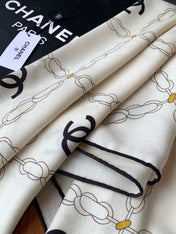 CHANEL 26S SCARF 135 IN CASHMERE AND SILK 306127