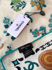 CHANEL 26S SCARF 135 IN CASHMERE AND SILK 306128