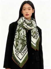 CHANEL 26S SCARF 135 IN CASHMERE AND SILK 306133