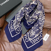 CHANEL 26S SCARF 135 IN CASHMERE AND SILK 306138