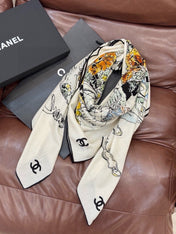 CHANEL 26S SCARF 135 IN CASHMERE AND SILK 309324